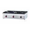 RM GASTRO Countertop Gas Wok Cooker z 3 Burners, 27 kW