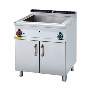 RM GASTRO Water Floor model Gas Bain Marie, 1-Chamber, GN 2/1, 6,5 kW