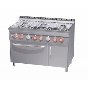 RM GASTRO Gas Water Cooker z 6 palnikami, Neutral Cupboard and Gas Oven GN 2/1, 49,3 kW RM GASTRO Gas Water Cooker z 6 palnikami, Neutral Cupboard and Gas Oven GN 2/1, 49,3 kW