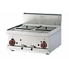 RM GASTRO Frytownica gazowa 2-komorowa nastawna 2 x 8 L, 10320 Kcal/h