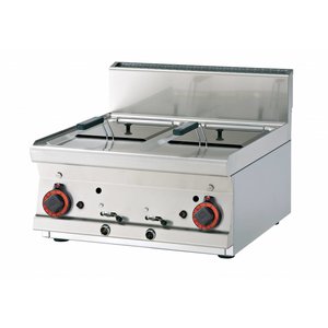 RM GASTRO 2-Tank Countertop Gas Fryer 2 x 8 L, 10320 Kcal/h RM GASTRO 2-Tank Countertop Gas Fryer 2 x 8 L, 10320 Kcal/h