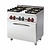 RM GASTRO Gas Cooker with 4 Burners and Gas Oven, 22 kW