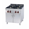RM GASTRO Gas Cooker with 4 Burners and Cupboard, 28 kW RM GASTRO Gas Cooker with 4 Burners and Cupboard, 28 kW