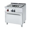 RM GASTRO Gas Cooker with 1 Burner and Gas Oven GN 2/1, 18,8 kW