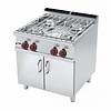 RM GASTRO Gas Water Cooker with 4 Burners and Cupboard, 28 kW