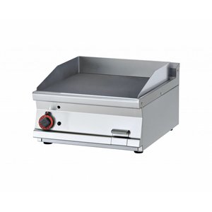 RM GASTRO Countertop Gas Griddle 560 x 510 mm, Smooth/Ribbed, Superchromed, 10,5 kW