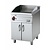 RM GASTRO Gazowa płyta grillowa 560 x 510 mm, gładka, superchromowana, 10,5 kW na podstawie z szafką