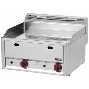 RedFox Gazowa płyta grillowa 480 x 650 mm, gładka, chromowana, 2 strefy grzewcze, 8 kW, nastawna RedFox Gazowa płyta grillowa 480 x 650 mm, gładka, chromowana, 2 strefy grzewcze, 8 kW, nastawna