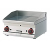 RM GASTRO Countertop Gas Griddle 595 x 450 mm, Ribbed, Superchromed, 2 Heating Zones, 9 kW