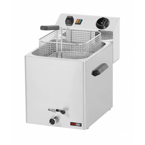 RedFox Frytownica elektryczna nastawna 8 L, 3 kW z kranem spustowym RedFox Frytownica elektryczna nastawna 8 L, 3 kW z kranem spustowym