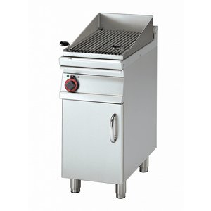 RM GASTRO Elektryczny grill wodny 380 x 520 mm, 6 kW, 400V na podstawie z szafką RM GASTRO Elektryczny grill wodny 380 x 520 mm, 6 kW, 400V na podstawie z szafką
