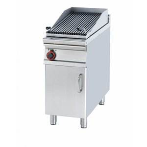 RM GASTRO Elektryczny grill wodny 380 x 660 mm, 7,8 kW, 400V na podstawie z szafką RM GASTRO Elektryczny grill wodny 380 x 660 mm, 7,8 kW, 400V na podstawie z szafką