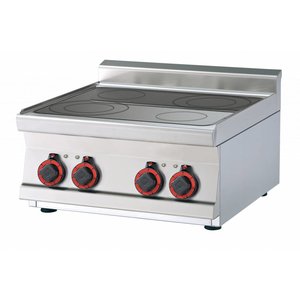 RM GASTRO Countertop Ceramic Electric Cooker with 4 Heating Zones, 6 kW RM GASTRO Countertop Ceramic Electric Cooker with 4 Heating Zones, 6 kW