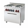 RM GASTRO Electric Cooker with 4 Hotplates and Static Oven GN 1/1, 8,62 kW