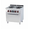 RM GASTRO Electric Cooker with 4 Round Hotplates and Electric Oven GN 2/1, 15,4 kW