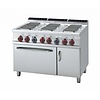 RM GASTRO Electric Cooker with 6 Square Hotplates and Electric Oven GN 2/1, 20,6 kW RM GASTRO Electric Cooker with 6 Square Hotplates and Electric Oven GN 2/1, 20,6 kW
