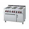 RM GASTRO Electric Cooker with 6 Cooking Plates, CupBoard and Electric Oven GN 1/1, 20,92 kW