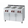 RM GASTRO Electric Cooker with 6 Round Hot Plates and Cupboard, 15,6 kW RM GASTRO Electric Cooker with 6 Round Hot Plates and Cupboard, 15,6 kW