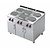 RM GASTRO Electric Cooker with 6 Round Hot Plates and Cupboard, 21 kW