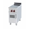 RM GASTRO Induction Cooker with 2 Hot Zones and Cupboard, 10 kW