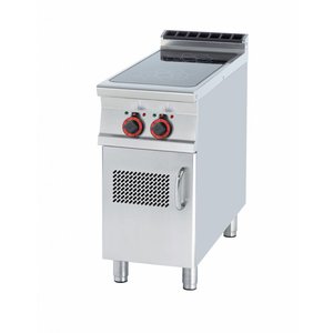 RM GASTRO Induction Cooker with 2 Hot Zones and Cupboard, 10 kW