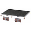 RM GASTRO Built-in Ceramic Electric Cooker with 4 Heating Zones, 10 kW