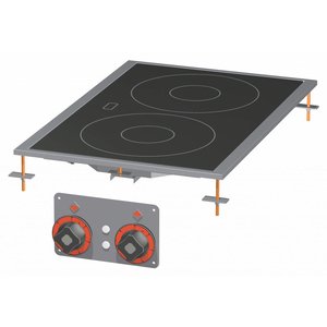 RM GASTRO Built-in Ceramic Electric Cooker with 2 Heating Zones, 5 kW RM GASTRO Built-in Ceramic Electric Cooker with 2 Heating Zones, 5 kW