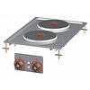 RM GASTRO Built-in Electric Cooker with 2 Round Hot Plates, 5,2 kW