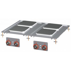 RM GASTRO Built-in Electric Cooker with 4 Square Hotplates, 10,4 kW RM GASTRO Built-in Electric Cooker with 4 Square Hotplates, 10,4 kW