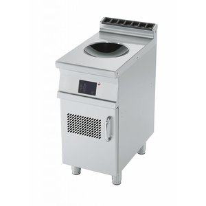 RM GASTRO Wok Induction Cooker with 1 Heating Zone and Cupboard, 5 kW RM GASTRO Wok Induction Cooker with 1 Heating Zone and Cupboard, 5 kW