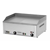 RedFox Countertop Electric Griddle 650 x 480 mm, Smooth/Ribbed, 2 Heating Zones, 6 kW, 400V