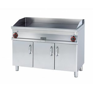 RM GASTRO Płyta grillowa elektryczna gładka | 1190x522mm | 14800W | 1200x700x(H)900mm