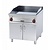 RM GASTRO Electric Griddle ﻿760 x 680 mm, Smooth, 2 Heating Zones, 15 kW, 400V on Cabinet Base