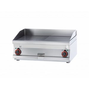 RM GASTRO Countertop Electric Griddle 795 x 450 mm, Ribbed, 2 Heating Zones, 9 kW, 400V RM GASTRO Countertop Electric Griddle 795 x 450 mm, Ribbed, 2 Heating Zones, 9 kW, 400V