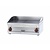 RM GASTRO Countertop Electric Griddle 795 x 450 mm, Ribbed, 2 Heating Zones, 9 kW, 400V