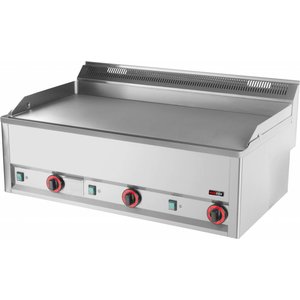 RedFox Countertop Electric Cast Iron Griddle 480 x 970 mm, Smooth, 3 Heating Zones, 9 kW, 400V RedFox Countertop Electric Cast Iron Griddle 480 x 970 mm, Smooth, 3 Heating Zones, 9 kW, 400V