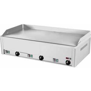 RedFox Countertop Electric Griddle 970 x 480 mm, Smooth, Chromed, 3 Heating Zones, 9 kW, 400V RedFox Countertop Electric Griddle 970 x 480 mm, Smooth, Chromed, 3 Heating Zones, 9 kW, 400V