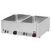 RedFox Countertop Electric Bain Marie, 1-Chamber, 2 x GN 1/1, 3 kW