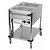 RM GASTRO Mobile Electric Bain Marie, 2-Chamber with Drain Tap, GN 1/1, 1,4 kW