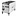 RM GASTRO Mobile Electric Bain Marie, 3-Chamber with Drain Tap, GN 1/1, 2,1 kW