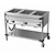 RM GASTRO Mobile Electric Bain Marie, 3-Chamber with Drain Tap, GN 1/1, 2,1 kW