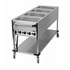 RM GASTRO Mobile Electric Bain Marie, 4-Chamber with Drain Tap, GN 1/1, 2,8 kW