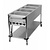 RM GASTRO Mobile Electric Bain Marie, 4-Chamber with Drain Tap, GN 1/1, 2,8 kW