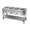RM GASTRO Mobile Electric Bain Marie, 4-Chamber with Drain Tap, GN 1/1, 2,8 kW