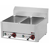 RedFox Bemar elektryczny 2-komorowy, GN 1/1, nastawny z kranem spustowym, 3 kW