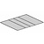 RedFox LS Stainless steel grate GN 2/1