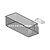 RM GASTRO 1/2 basket for the F-18 fryer. 1/2 basket