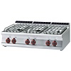 RM GASTRO Countertop Gas Cooker with 6 Burners, 35 kW