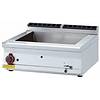 RM GASTRO Water Countertop Gas Bain Marie, 1-Chamber, 2 x GN 1/1, 6,5 kW
