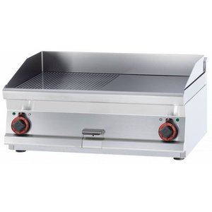 RM GASTRO Elektryczna płyta grillowa 795 x 450 mm, gładka, 2 strefy grzewcze, 9 kW, 400V, nastawna RM GASTRO Elektryczna płyta grillowa 795 x 450 mm, gładka, 2 strefy grzewcze, 9 kW, 400V, nastawna